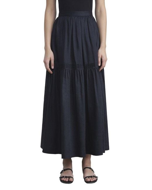 Lafayette 148 New York Black Lunetta Skirt