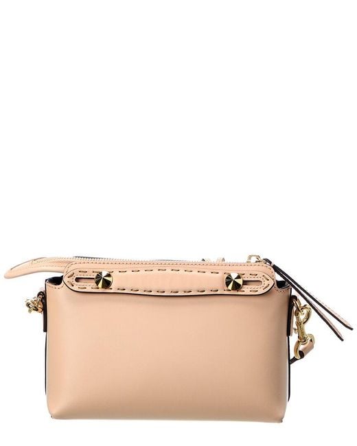 Fendi Pink By The Way Mini Leather Shoulder Bag