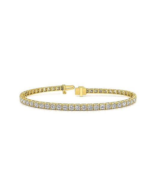 Lab Grown Diamonds White 14K 5.55 Ct. Tw. Lab-Grown Diamond Tennis Bracelet