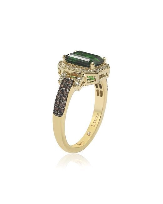 Suzy Levian CZ Jewelry Green Suzy Levian Silver Cz Ring