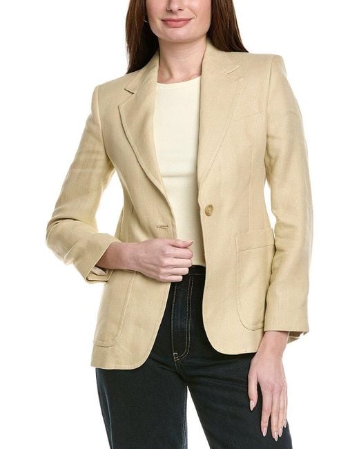 Max Mara Natural Weekend Galli Linen-Blend Blazer