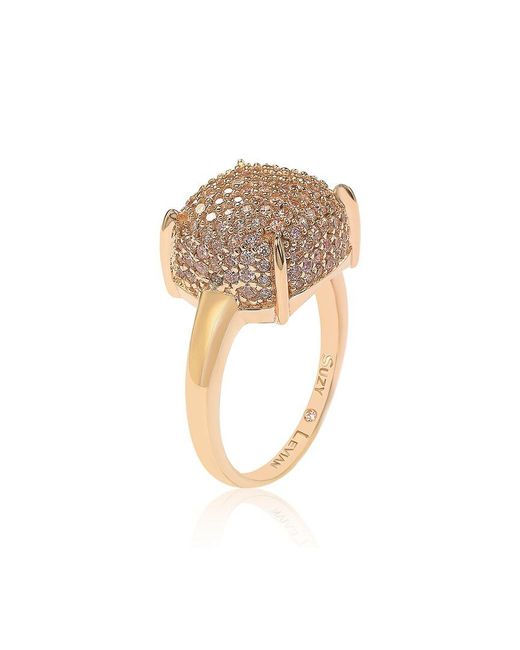 Suzy Levian CZ Jewelry White Suzy Levian Silver Cz Ring