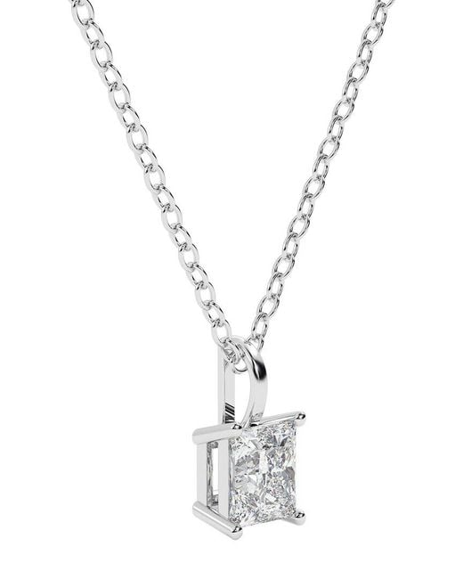 Lab Grown Diamonds White 14K 1.00 Ct. Tw. Lab-Grown Diamond Necklace