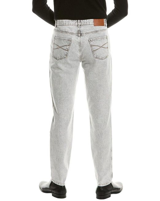 Brunello Cucinelli Black Jean for men