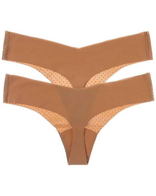 Commando Natural 2Pk Party Starter Thong