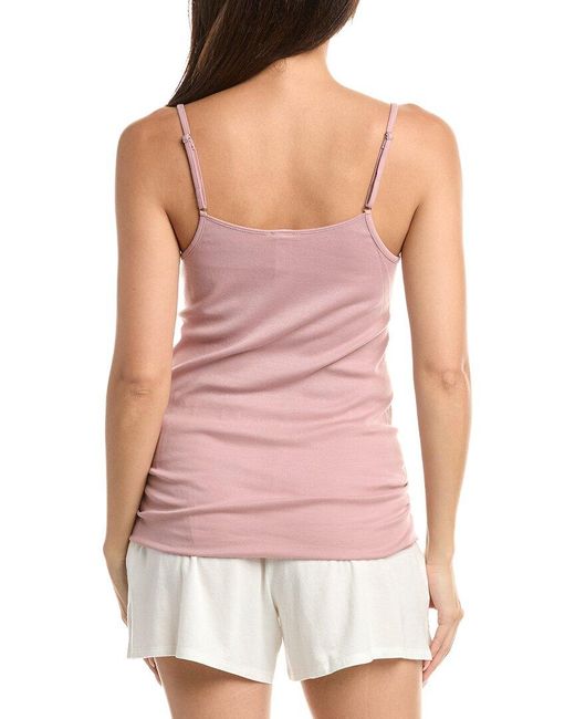 Hanro Purple Lace Trim Camisole