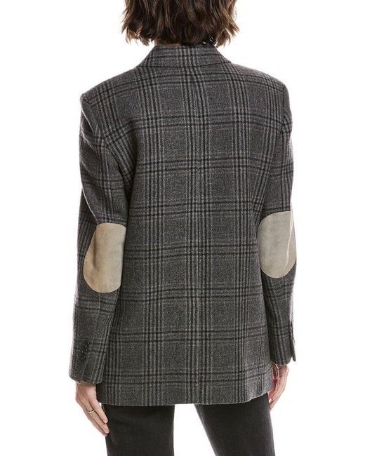 Theory Black Wool-blend Jacket
