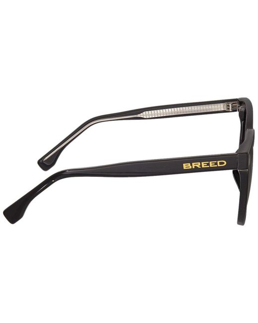 Breed Black Bertha Bsg066c6 52mm Polarized Sunglasses for men