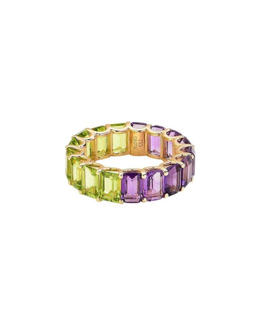 Kai Fine Jewelry White 14K 9.25 Ct. Tw. Gemstone Eternity Ring