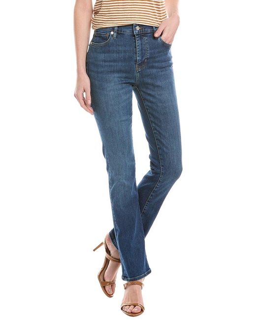 FRAME Blue Le High Skywalk Straight Jean