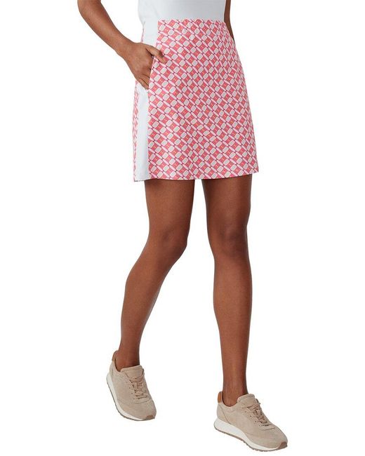 J.McLaughlin Red Palm Spring Skort