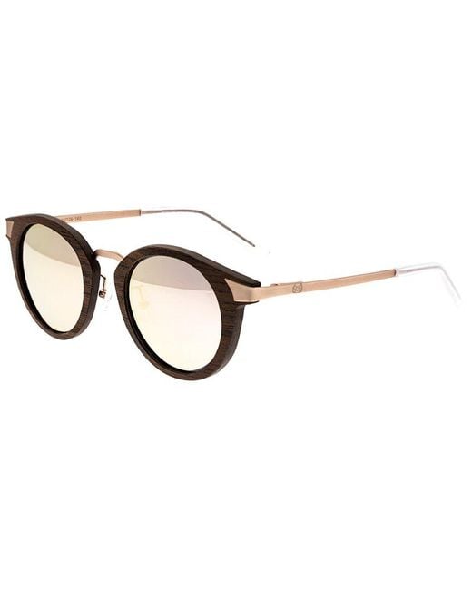 Earth Wood Brown Bertha Esg026rg 48mm Polarized Sunglasses
