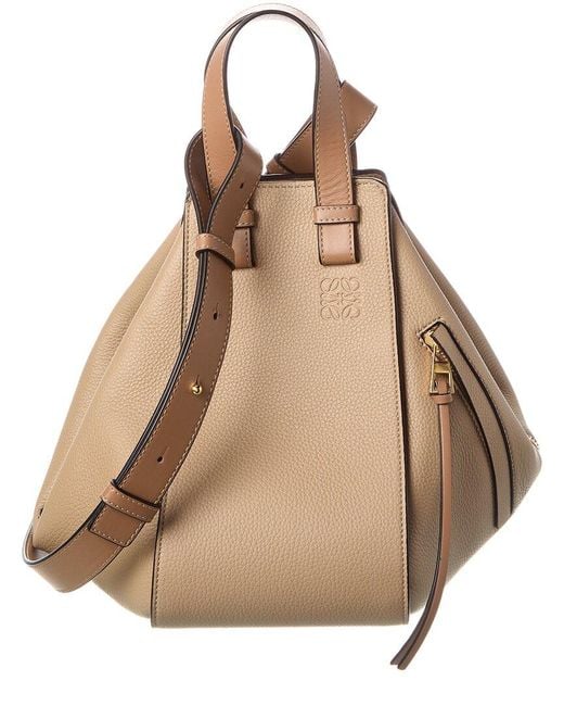 Loewe Natural Hammock Small Leather Shoulder Bag