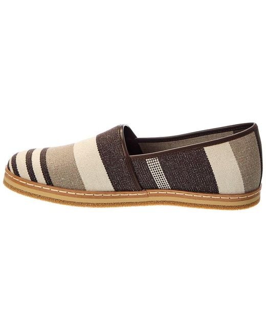 Tod's Brown Canvas Slip-on for men