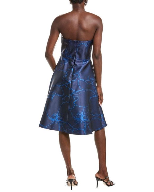 Rene Ruiz Blue A-Line Cocktail Dress