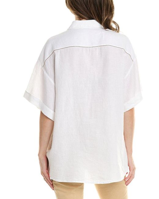 Peserico White Linen Shirt