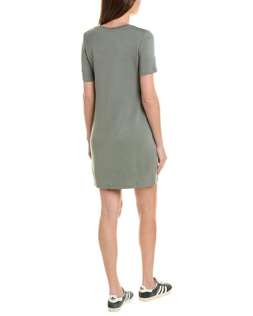 Rag & Bone Green Mini T-shirt Dress