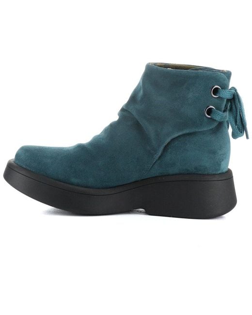 Fly London Blue Mebs Suede Boot