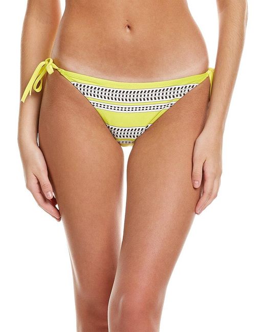 Lemlem Yellow Amira String Bikini Bottom