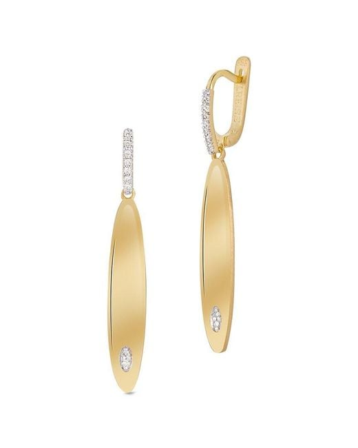 Reiss White 14K 0.15 Ct. Tw. Diamond Earrings