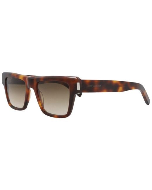 Saint Laurent Brown 51Mm Sunglasses for men