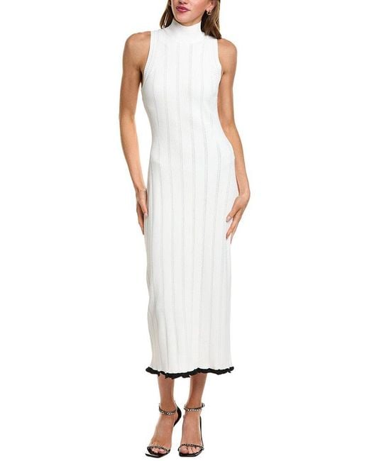 Proenza Schouler White Kim Knit Maxi Dress