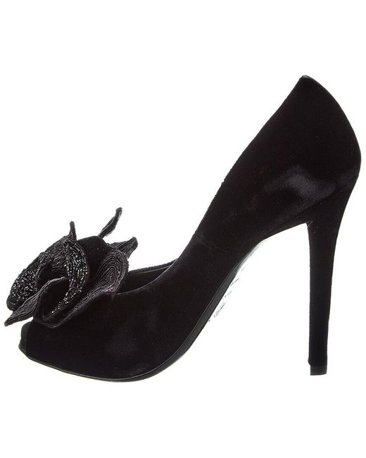 Roger Vivier Black Velvet Pump