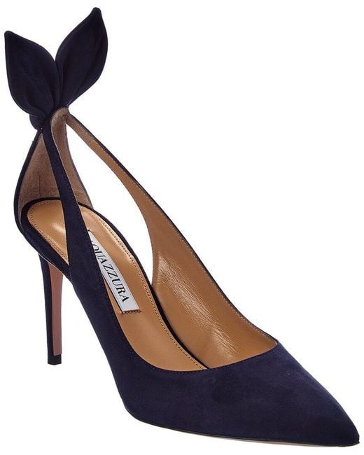 aquazzura bow tie pump 85