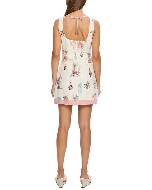 AMINA GLAM White Mini Dress
