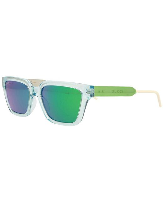 Gucci GG0975S 55mm Sunglasses in Green for Men | Lyst