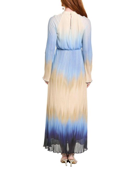 Jonathan Simkhai Blue Calina Midi Dress