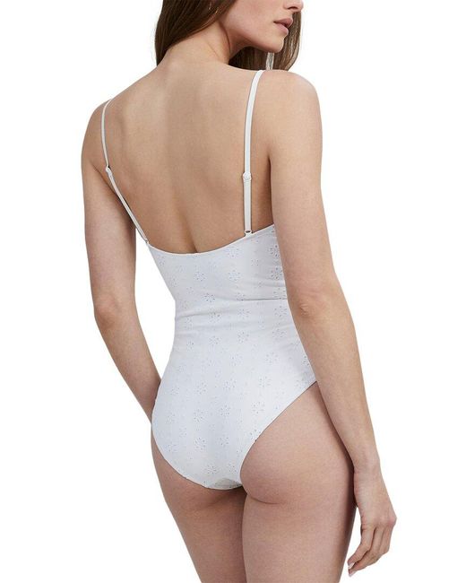 Solid & Striped White The Taylor One-Piece