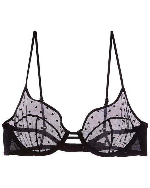Kiki de Montparnasse Black Merci Demi Bra