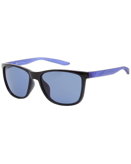 Nike Blue Dawn Ascent Dq0802 57mm Sunglasses for men