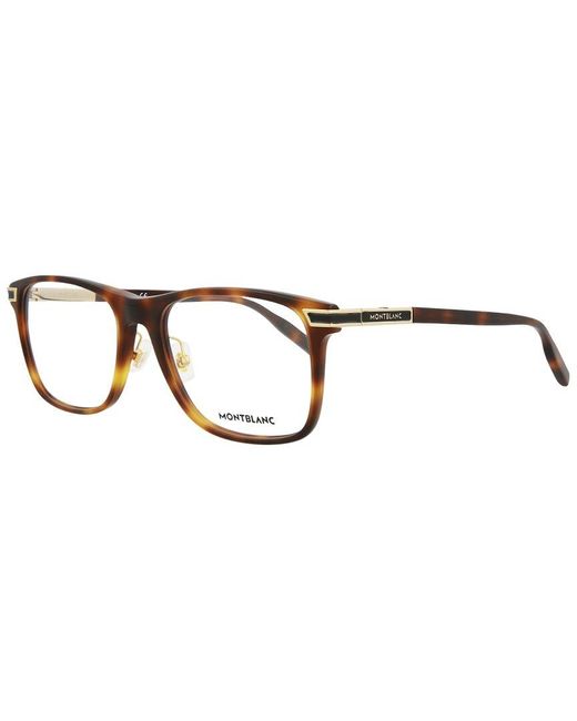 Montblanc Mb0042o 58mm Optical Frames in Brown (Metallic) | Lyst
