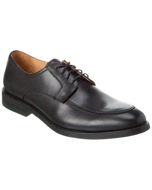 Warfield & Grand Black Haddock Leather Dress Shoe for men