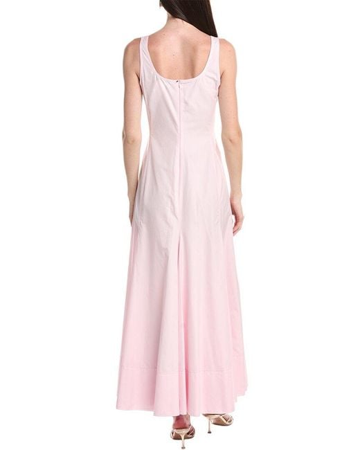 Max Mara Pink Galante Maxi Dress