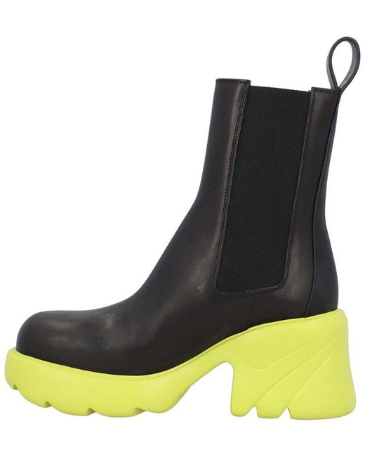 Bottega Veneta Black Leather Flash Bootie (Authentic Pre-Loved)