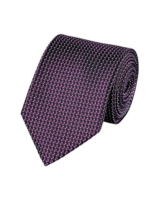 Charles Tyrwhitt Purple Pattern Silk Stain Resistant Tie for men