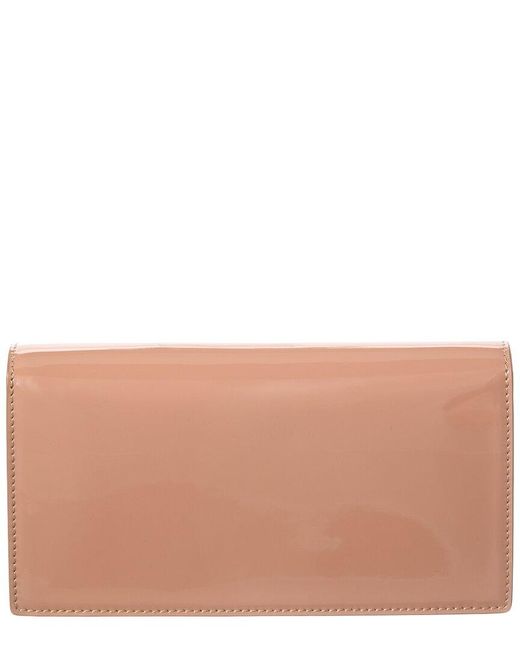 Christian Louboutin Natural Bettina Patent Clutch