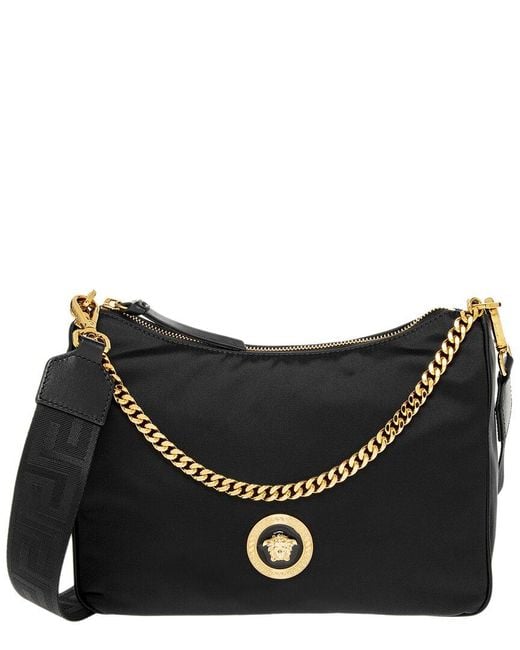 Versace Black La Medusa Shoulder Bag