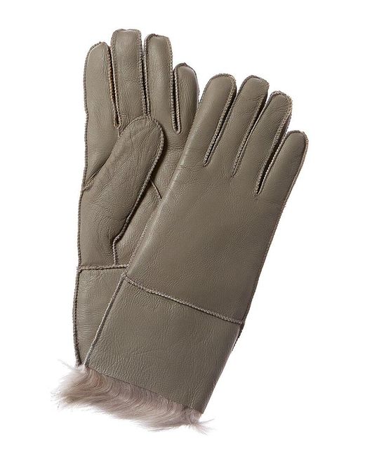 Surell Brown Leather Gloves
