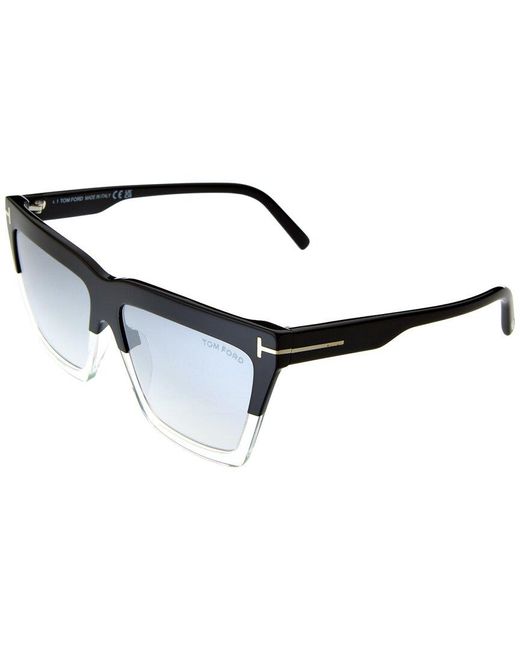 Tom Ford Black Eden 56Mm Sunglasses