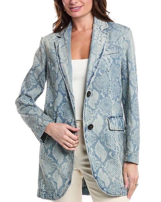 Sportmax Blue Aguzze Blazer