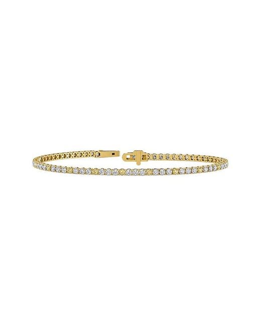Lab Grown Diamonds White 14K 3.29 Ct. Tw. Lab-Grown Diamond Tennis Bracelet