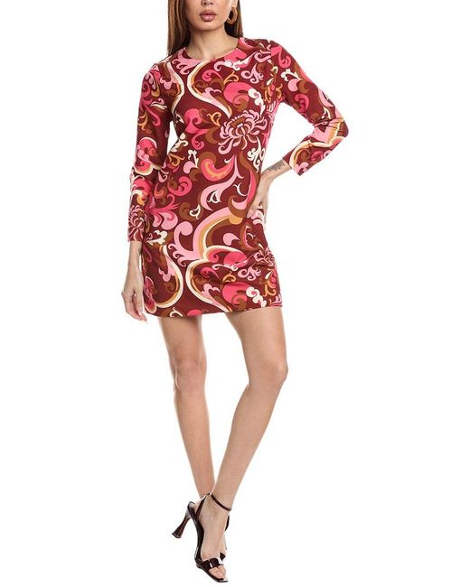 mestiza Red Katalin Mini Dress
