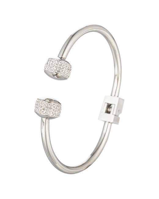 Eye Candy LA White The Luxe Collection Titanium Cz Cuff Bracelet