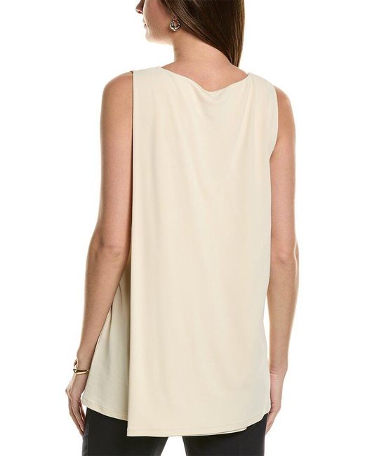 Lafayette 148 New York Natural Adjustable Blouse