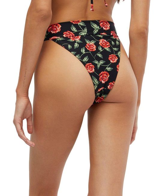 WeWoreWhat Multicolor Cheeky High Leg Bottom