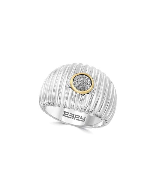 Effy Fine Jewelry White 0.05 Ct. Tw. Diamond Ring